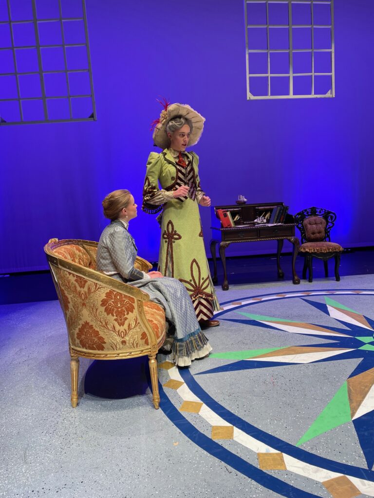 Riverton HS students perform The Importance of Being Earnest.